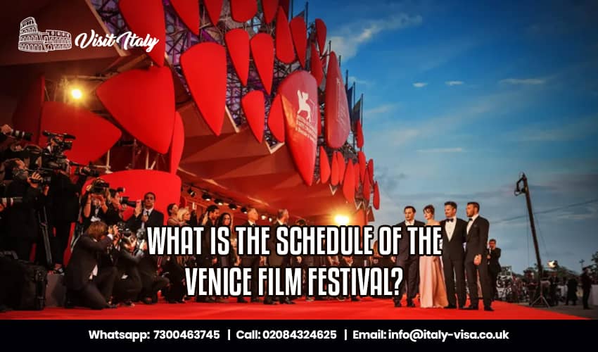 schedule of Venice film festival